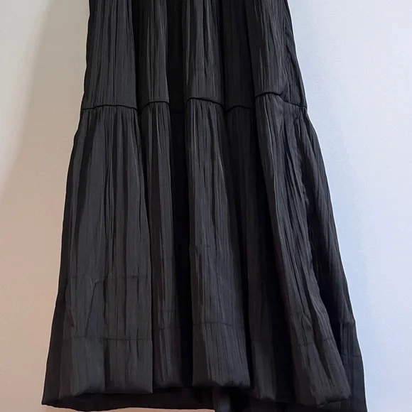 NWT Anthropologie The Somerset Silky Maxi Dress in Black size S - Picture 15 of 16